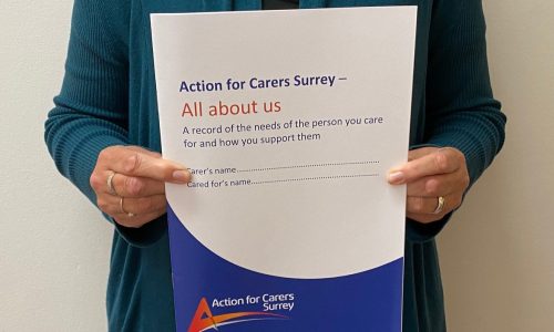 Carers planning booklet from Action for Carers