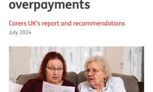 Carers UK Report into Carers Allowance repayments