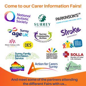 Carers Fairs Surrey Instagram Assest